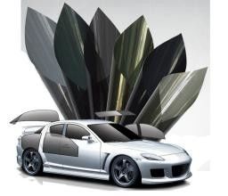 High UV Rejection Auto Glass Protection Film Green Color Break Proof Easy To Install 